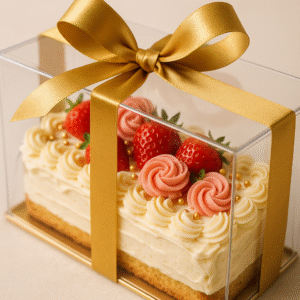 9x3x3 rectangular cake gifts with handles1