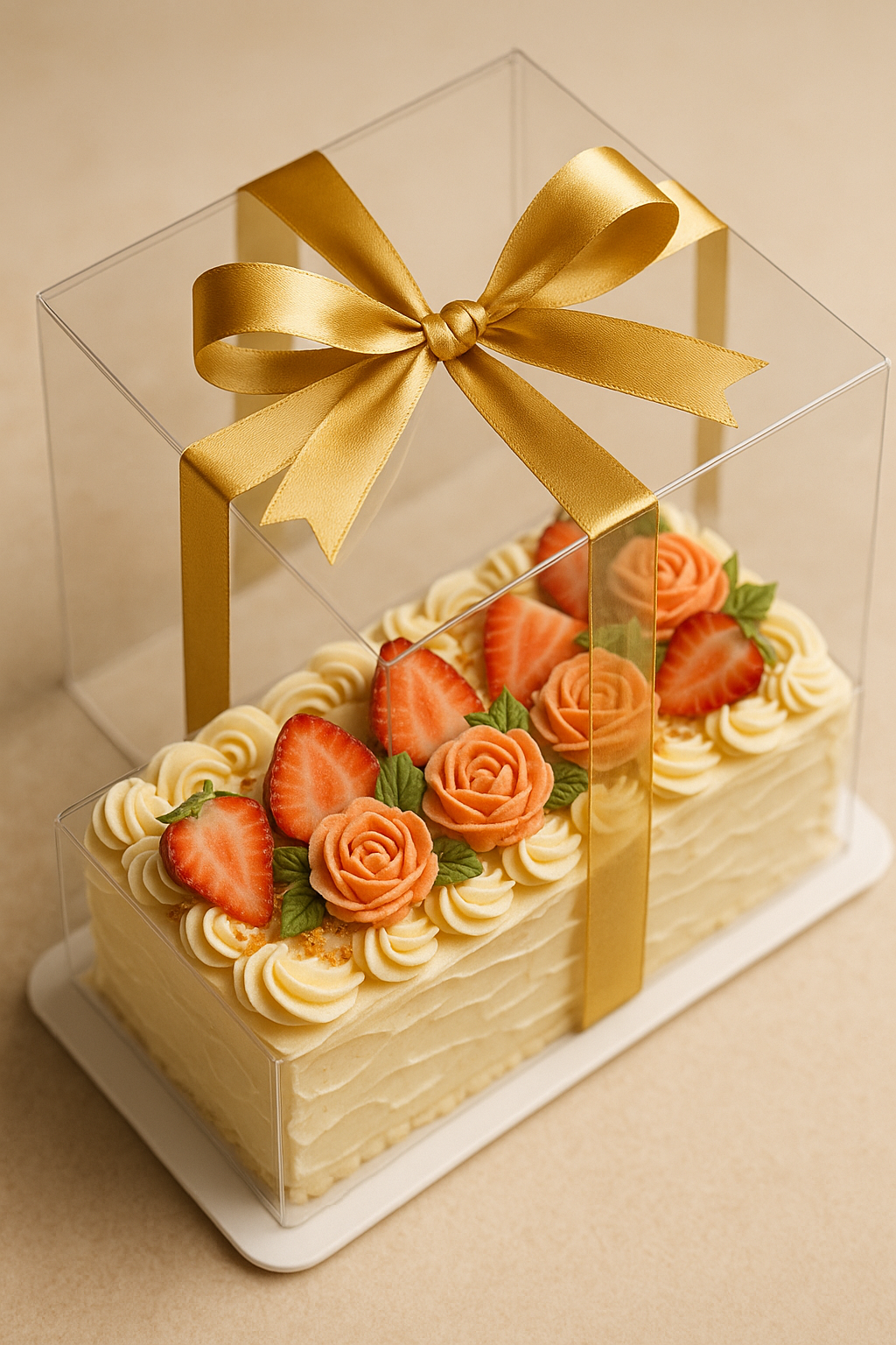 9x3x3rectangular cake gifts with handles3