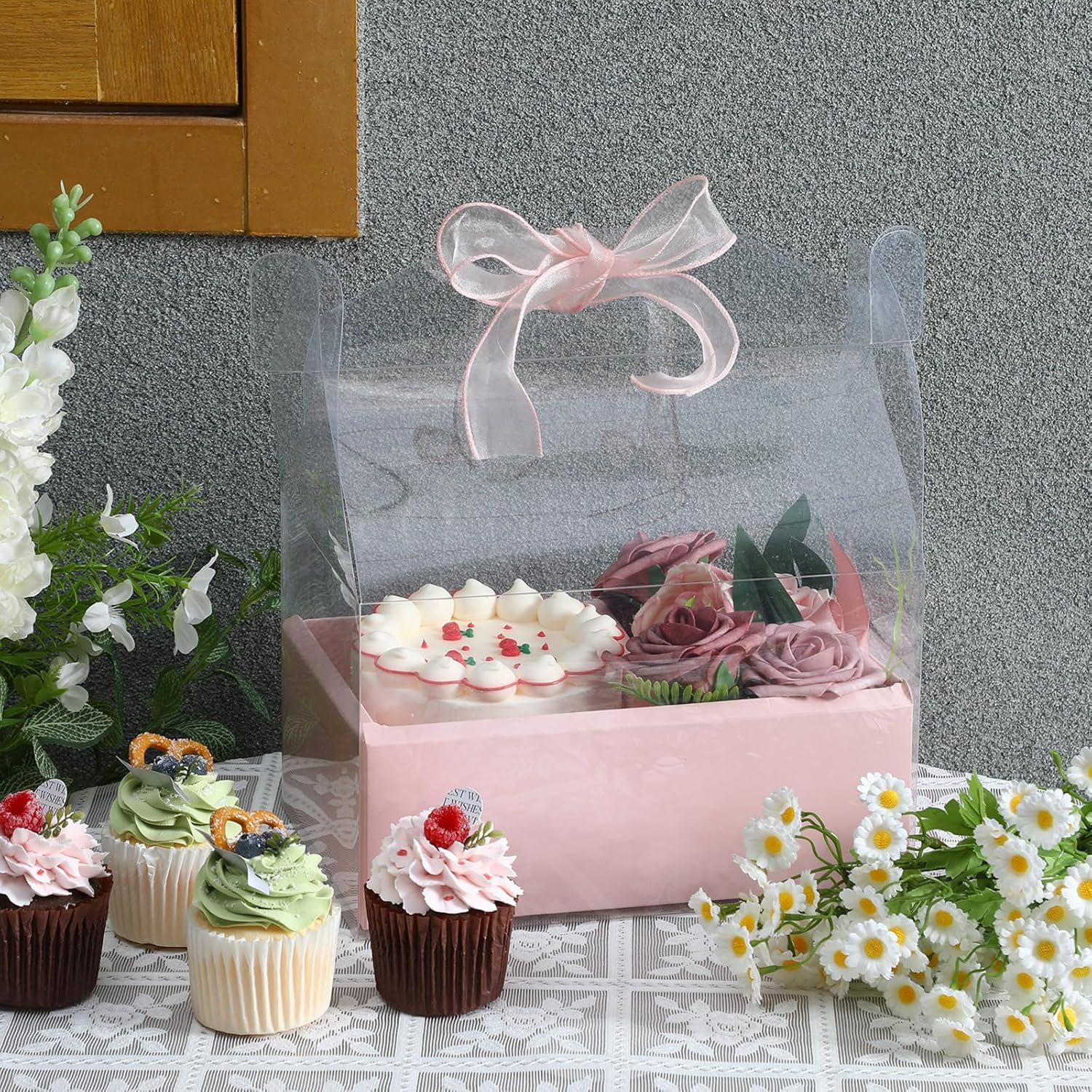 Bento Cake and Flower Gift Box - Image 2