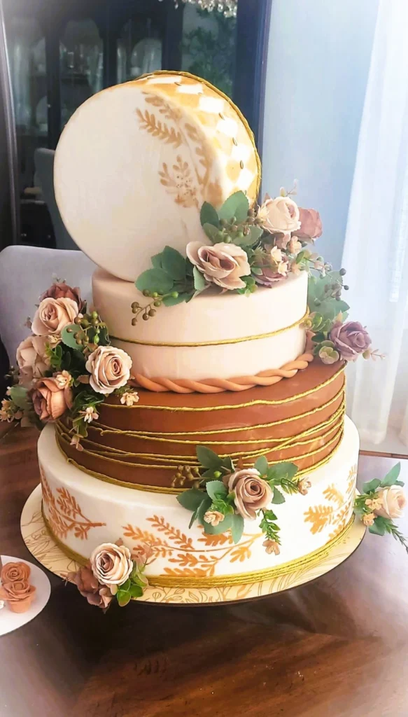 four layer wedding cake