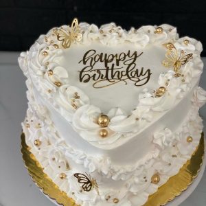 Heart Shaped Birthday Cake