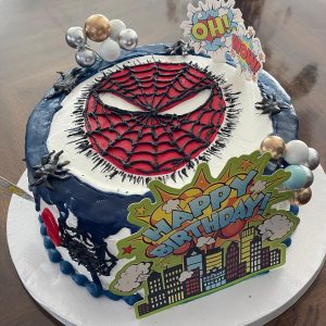 Spiderman Action Celebration Birthday Cake